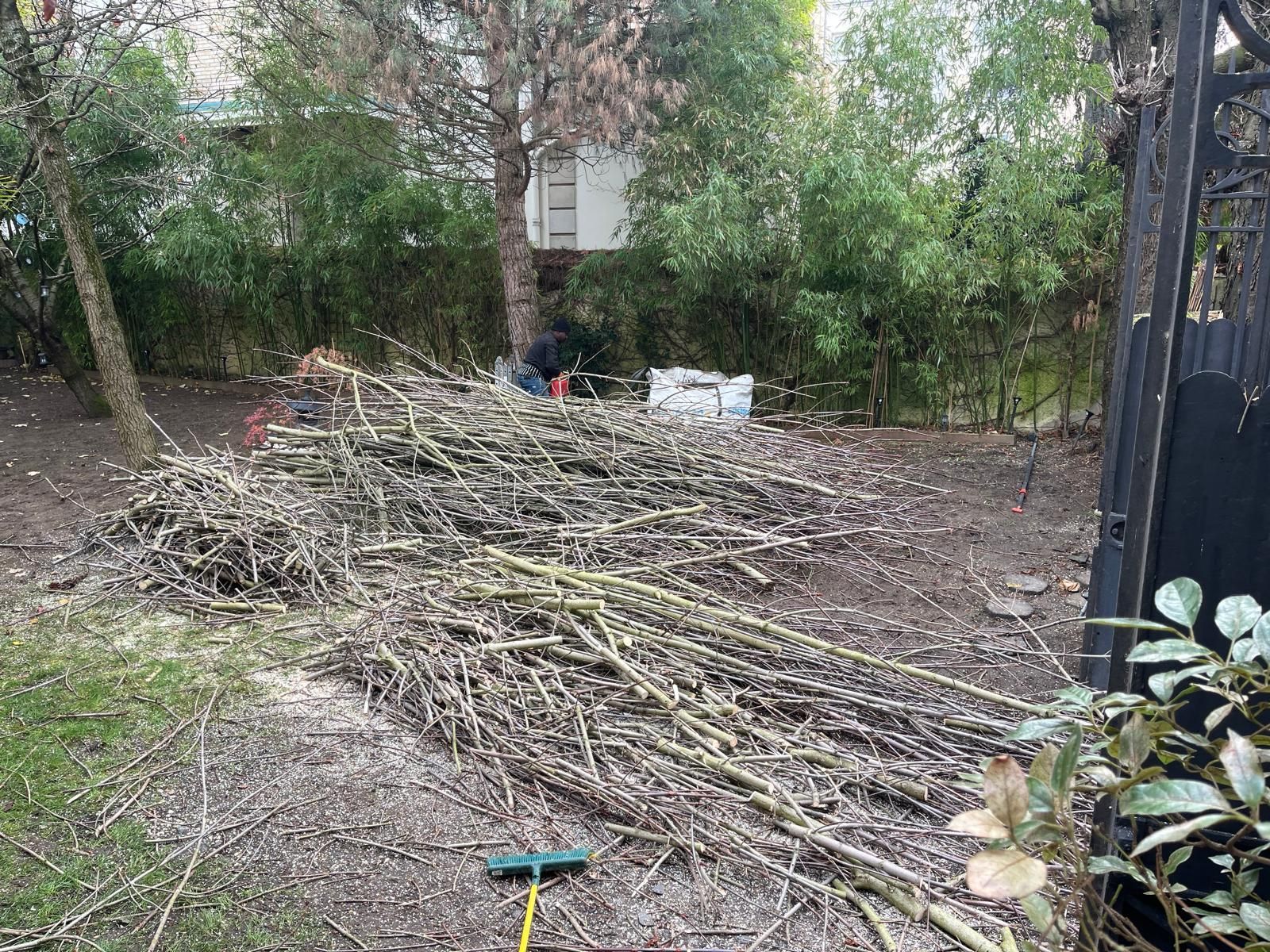 Jardin paysager réalisé à Chelles par Christophe Fays